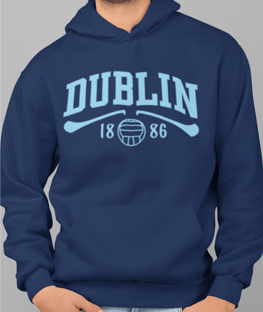 Dublin Gaelic Games Hoodie - Adult - Hurling, Camogie, Football, Ladies Football