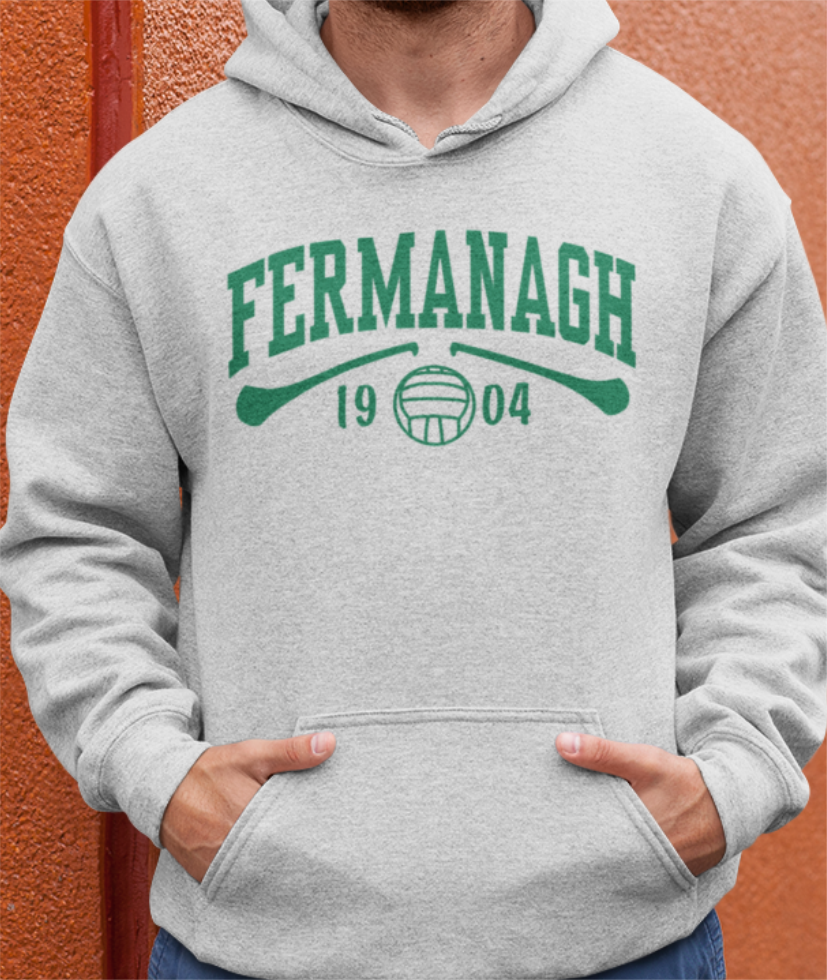 Fermanagh Gaelic Games Hoodie - Adult - Hurling, Camogie, Football, Ladies Football