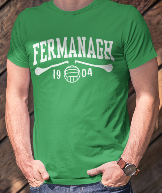 Fermanagh Gaelic Games T-Shirt - Adult - Hurling, Camogie, Football, Ladies Football
