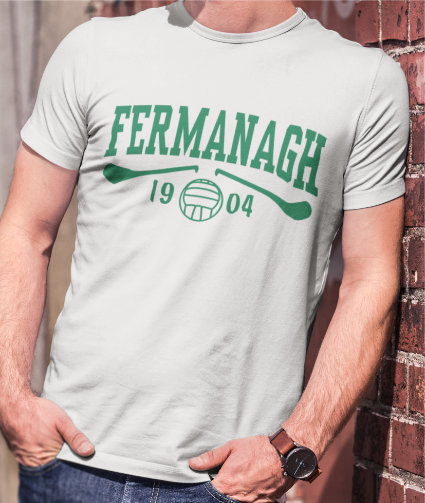 Fermanagh Gaelic Games T-Shirt - Adult - Hurling, Camogie, Football, Ladies Football