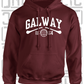 Galway Gaelic Games Hoodie - Adult - Hurling, Camogie, Football, Ladies Football