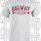 Galway Gaelic Games T-Shirt - Adult - Hurling, Camogie, Football, Ladies Football