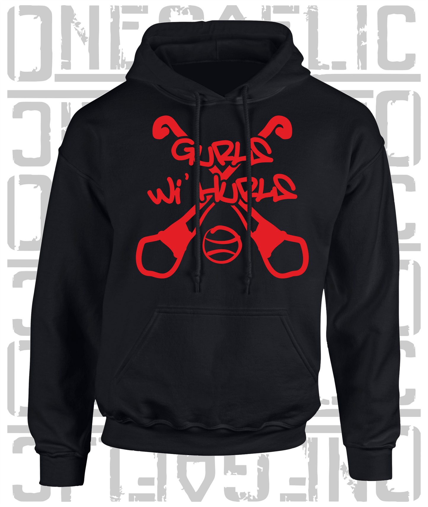 Gurls Wi' Hurls Hoodie, Camogie - Adult - All Counties Available