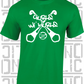 Gurls Wi' Hurls Camogie T-Shirt Adult - All Counties Available