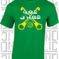 Gurls Wi' Hurls Camogie T-Shirt Adult - All Counties Available