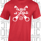 Gurls Wi' Hurls Camogie T-Shirt Adult - All Counties Available