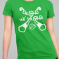 Gurls Wi' Hurls - Camogie - Ladies Skinny-Fit T-Shirt