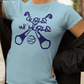 Gurls Wi' Hurls - Camogie - Ladies Skinny-Fit T-Shirt