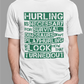 Hurling is Necessary For Survival - Funny T-Shirt - Adult - Limerick
