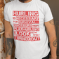 Hurling is Necessary For Survival - Funny T-Shirt - Adult - Louth