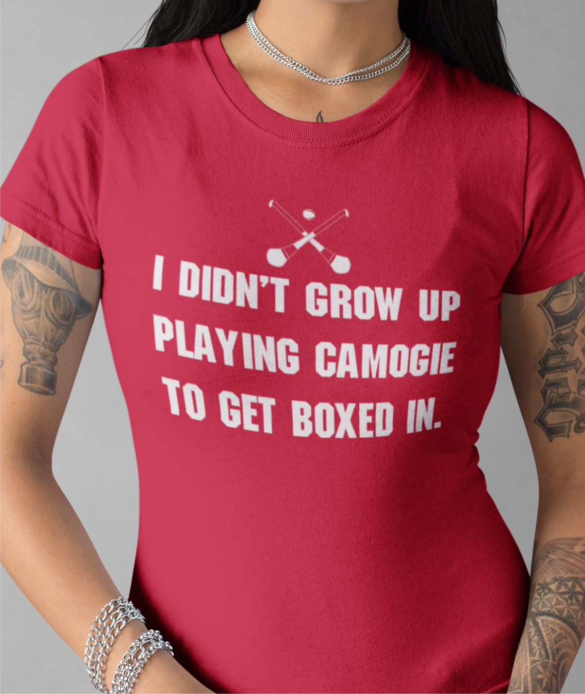 "I didn't grow up playing Camogie to get boxed in" Ciara Mageean Ladies Skinny-Fit T-Shirt