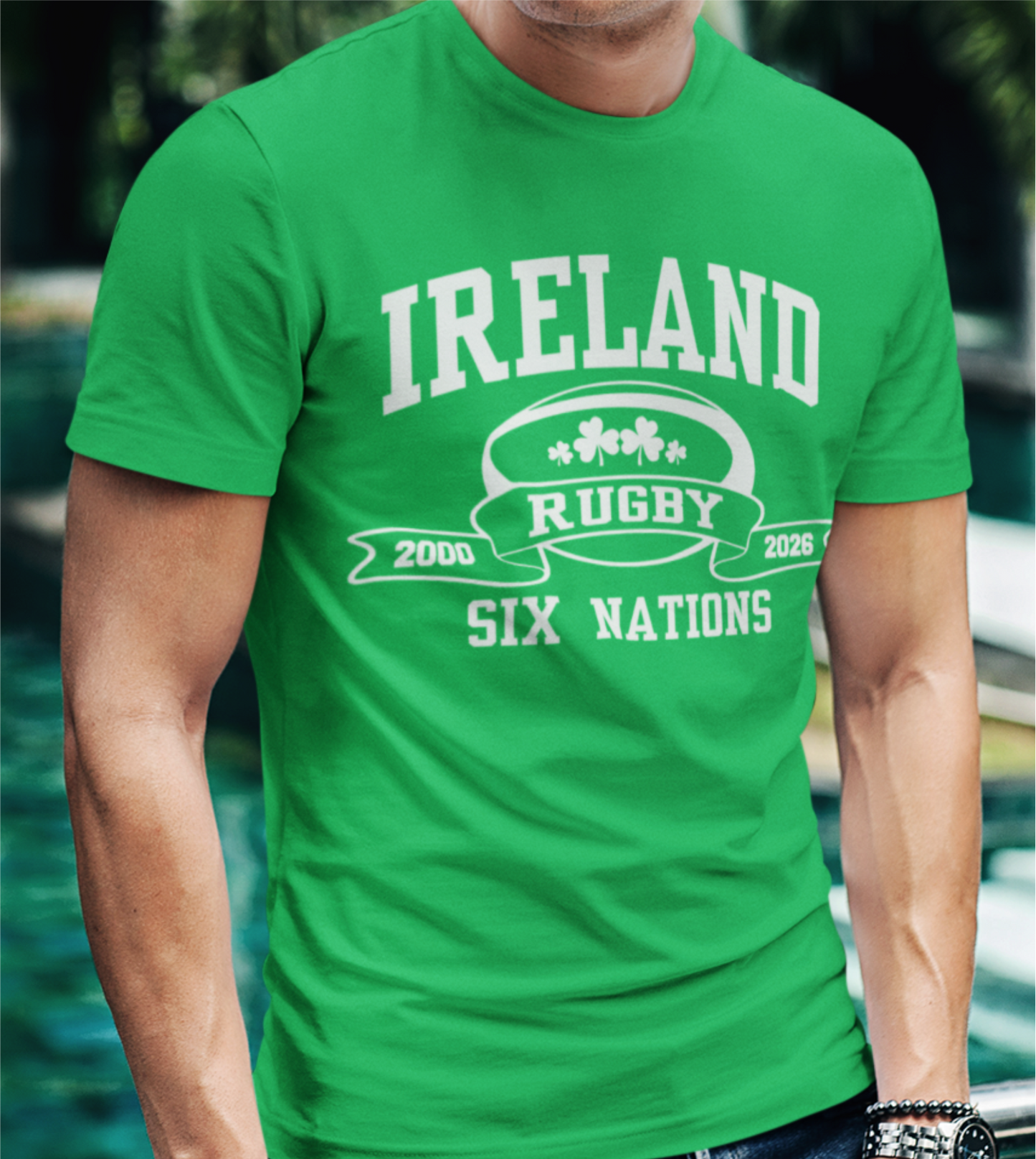 2026 Six Nations Ireland (Irish) Rugby T-Shirt - Adult Sizes