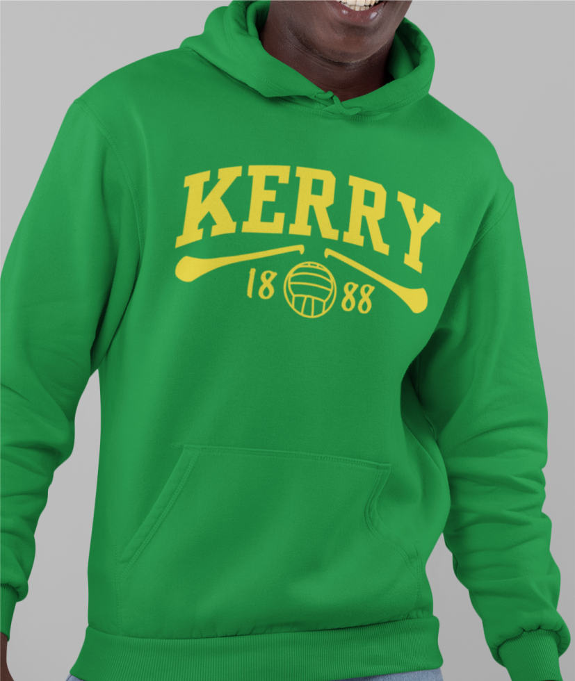 Kerry Gaelic Games Hoodie - Adult - Hurling, Camogie, Football, Ladies Football