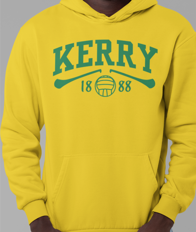 Kerry Gaelic Games Hoodie - Adult - Hurling, Camogie, Football, Ladies Football