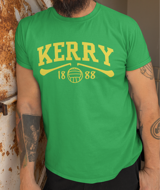 Kerry Gaelic Games T-Shirt - Adult - Hurling, Camogie, Football, Ladies Football