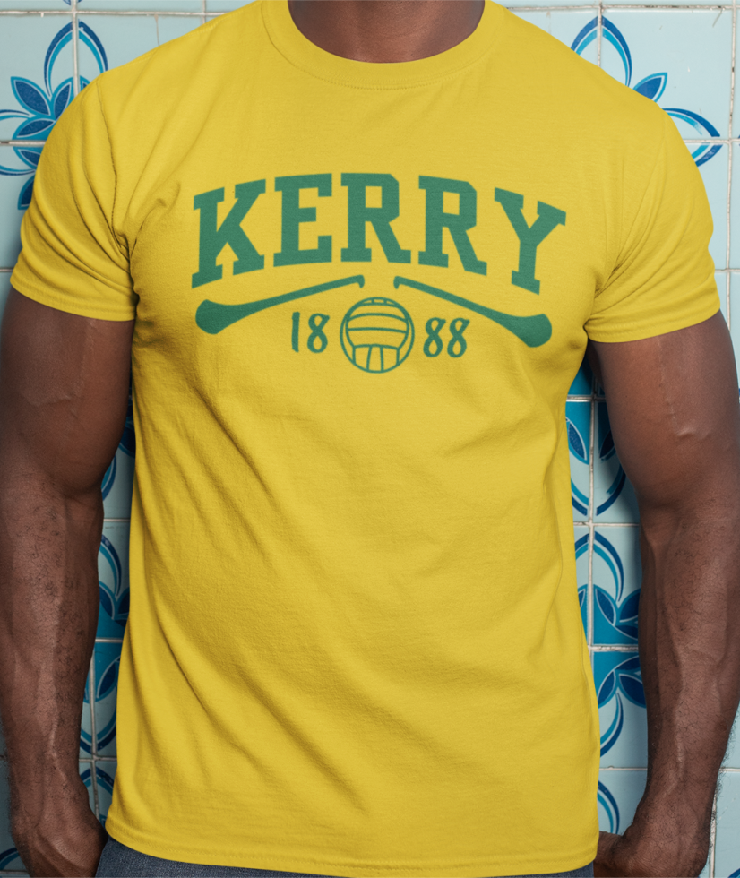 Kerry Gaelic Games T-Shirt - Adult - Hurling, Camogie, Football, Ladies Football