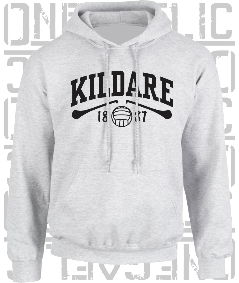 Kildare Gaelic Games Hoodie - Adult - Hurling, Camogie, Football, Ladies Football