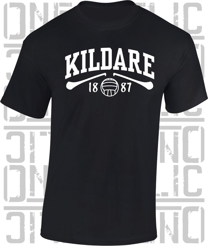Kildare Gaelic Games T-Shirt - Adult - Hurling, Camogie, Football, Ladies Football