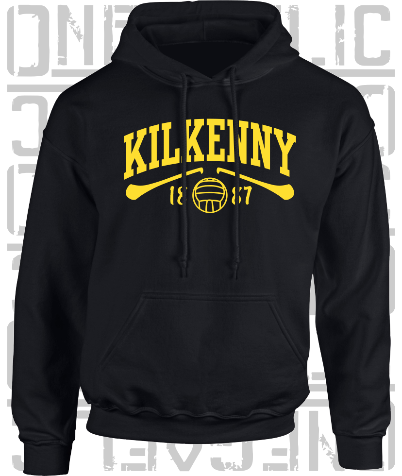 Kilkenny Gaelic Games Hoodie - Adult - Hurling, Camogie, Football, Ladies Football