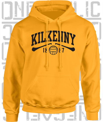 Kilkenny Gaelic Games Hoodie - Adult - Hurling, Camogie, Football, Ladies Football