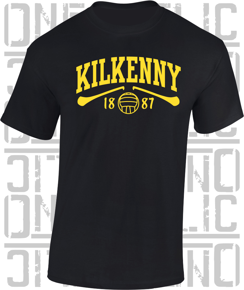 Kilkenny Gaelic Games T-Shirt - Adult - Hurling, Camogie, Football, Ladies Football