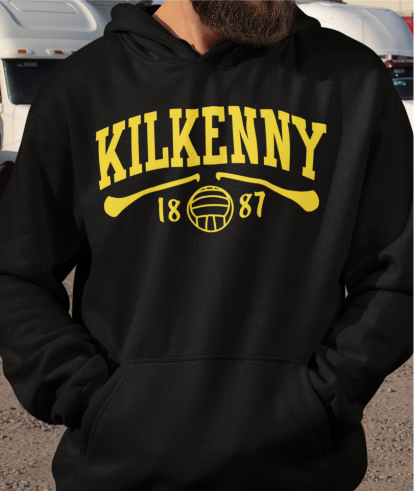 Kilkenny Gaelic Games Hoodie - Adult - Hurling, Camogie, Football, Ladies Football