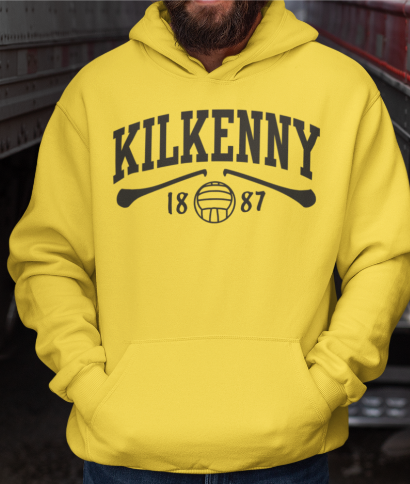 Kilkenny Gaelic Games Hoodie - Adult - Hurling, Camogie, Football, Ladies Football