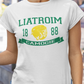 Liatroim, Co. Down, Camogie Helmet Design - Ladies Skinny-Fit T-Shirt