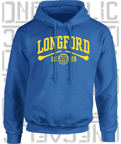 Longford Gaelic Games Hoodie - Adult - Hurling, Camogie, Football, Ladies Football