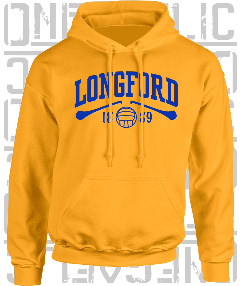 Longford Gaelic Games Hoodie - Adult - Hurling, Camogie, Football, Ladies Football