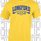 Longford Gaelic Games T-Shirt - Adult - Hurling, Camogie, Football, Ladies Football
