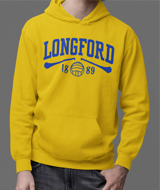 Longford Gaelic Games Hoodie - Adult - Hurling, Camogie, Football, Ladies Football