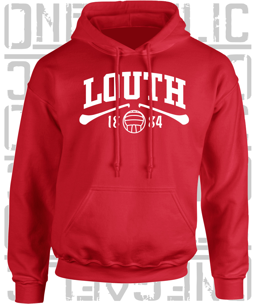 Louth Gaelic Games Hoodie - Adult - Hurling, Camogie, Football, Ladies Football