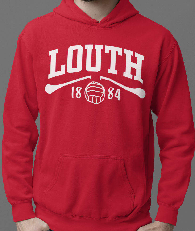 Louth Gaelic Games Hoodie - Adult - Hurling, Camogie, Football, Ladies Football