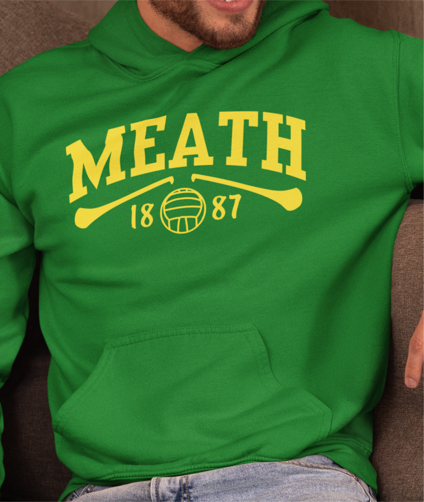 Meath Gaelic Games Hoodie - Adult - Hurling, Camogie, Football, Ladies Football