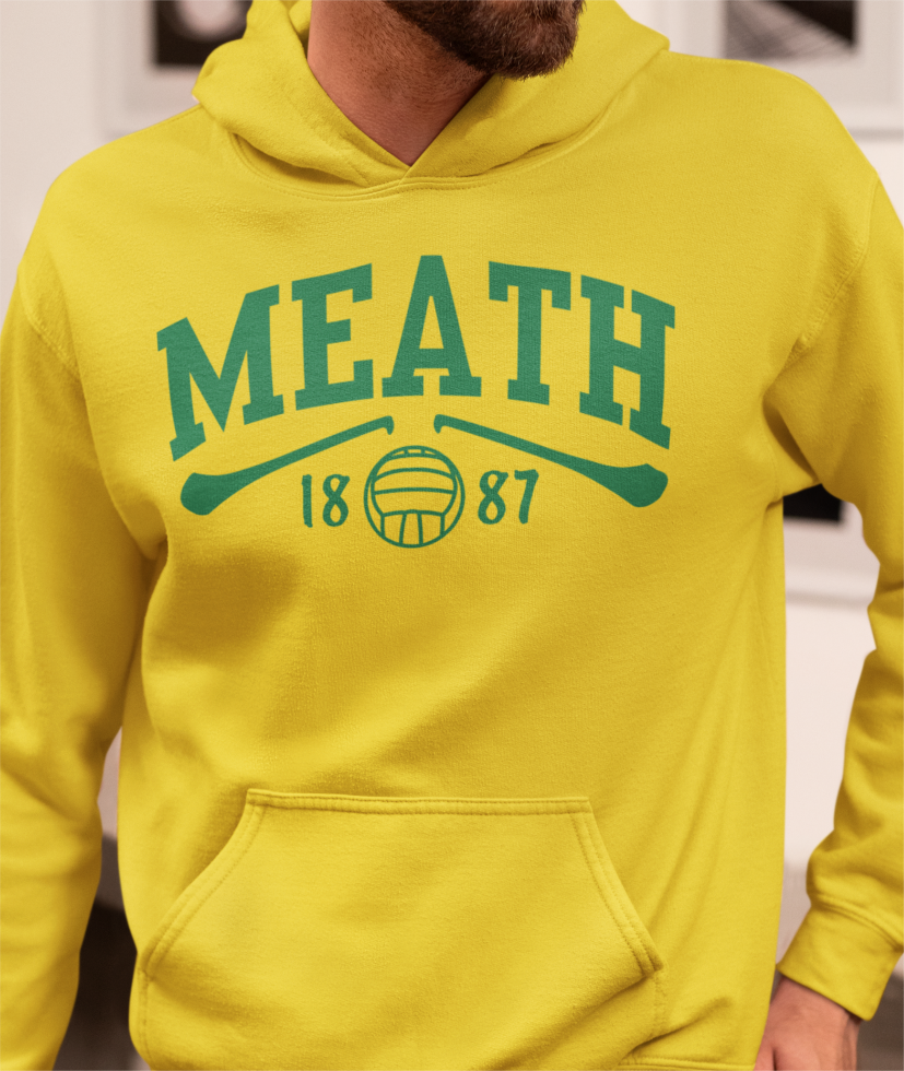 Meath Gaelic Games Hoodie - Adult - Hurling, Camogie, Football, Ladies Football