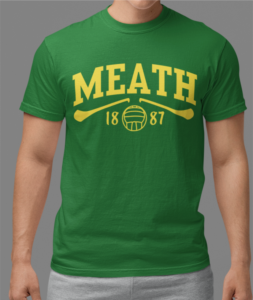 Meath Gaelic Games T-Shirt - Adult - Hurling, Camogie, Football, Ladies Football