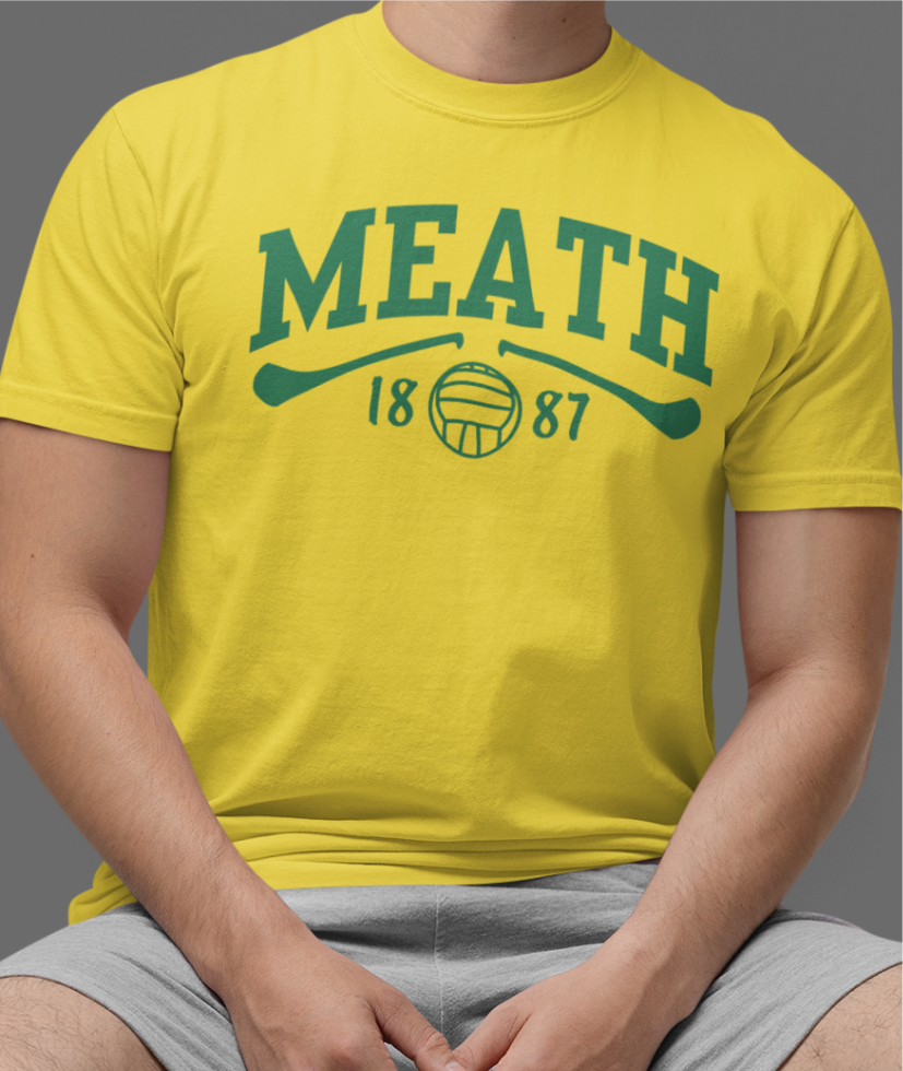 Meath Gaelic Games T-Shirt - Adult - Hurling, Camogie, Football, Ladies Football