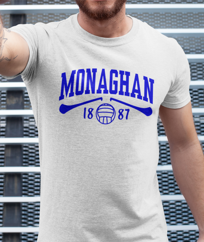Monaghan Gaelic Games T-Shirt - Adult - Hurling, Camogie, Football, Ladies Football