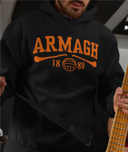Armagh Gaelic Games Hoodie - Adult - Hurling, Camogie, Football, Ladies Football