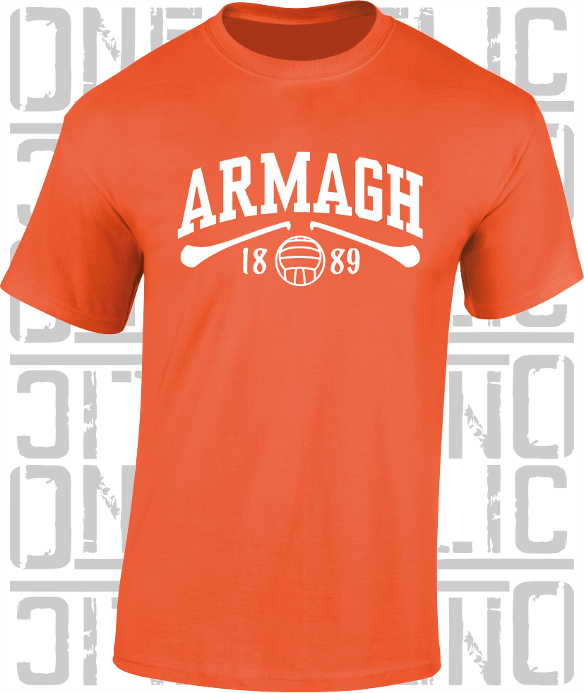 Armagh Gaelic Games T-Shirt - Adult - Hurling, Camogie, Football, Ladies Football