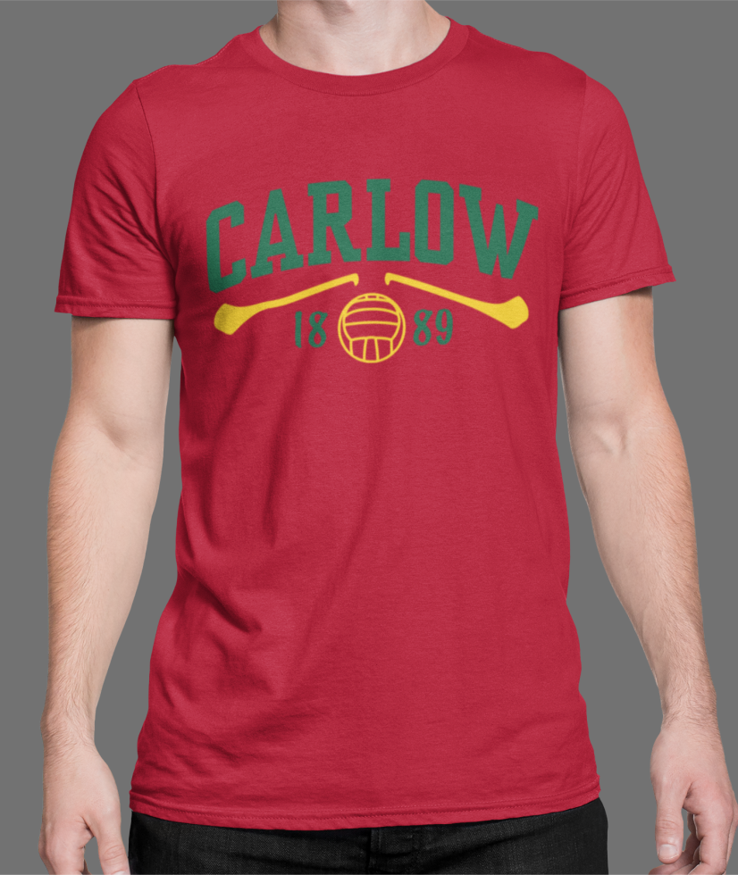Carlow Gaelic Games T-Shirt - Adult - Hurling, Camogie, Football, Ladies Football