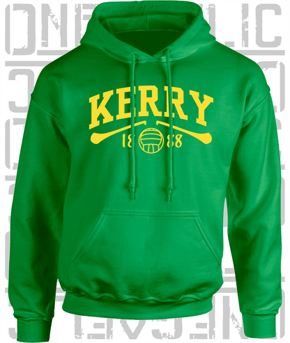 Kerry Gaelic Games Hoodie - Adult - Hurling, Camogie, Football, Ladies Football