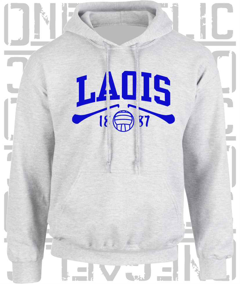 Laois Gaelic Games Hoodie - Adult - Hurling, Camogie, Football, Ladies Football