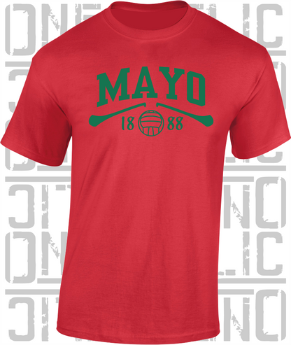 Mayo Gaelic Games T-Shirt - Adult - Hurling, Camogie, Football, Ladies Football
