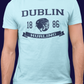 "I'm Lookin' For a Wild Dublin Girl" - Patrick Mahoney Music - Dublin Hurling Helmet Design T-Shirt - Adult