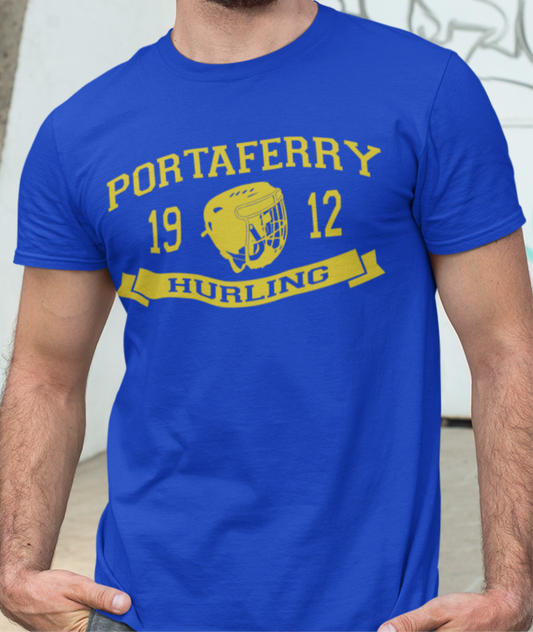 Portaferry, Co. Down, Hurling Helmet T-Shirt - Adult