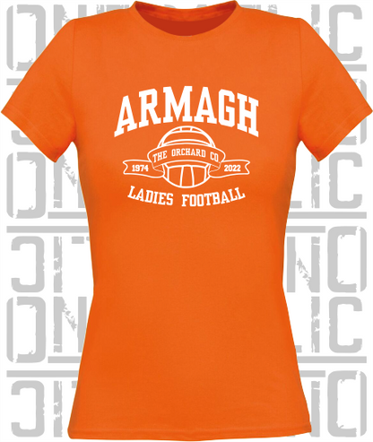 Ladies Football - Gaelic - Ladies Skinny-Fit T-Shirt - Armagh
