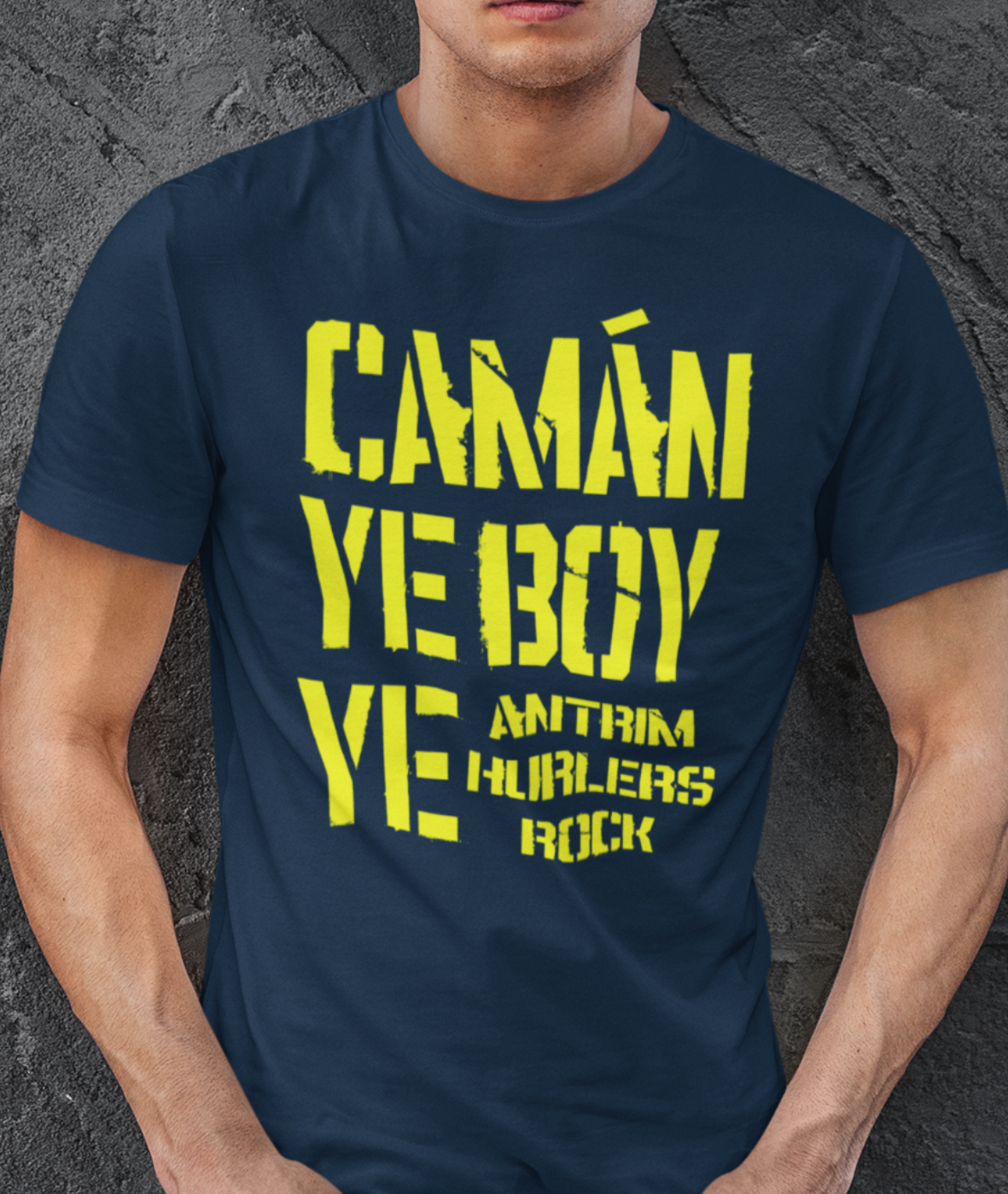 Camán Ye Boy Ye - Hurling T-Shirt Adult - Antrim