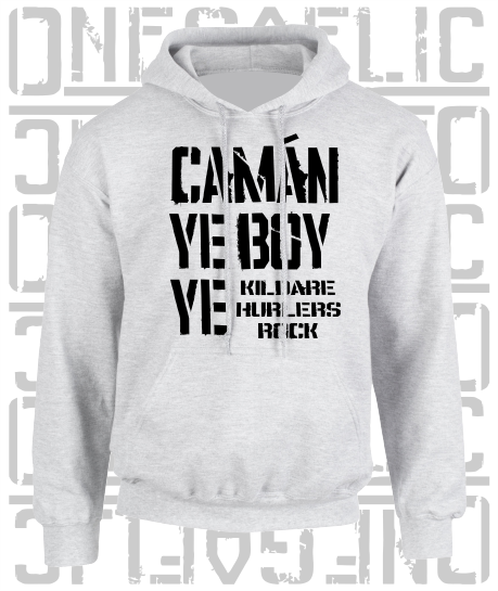 Camán Ye Boy Ye - Hurling Hoodie - Adult - Kildare